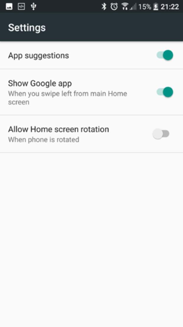Настройки Pixel Launcher