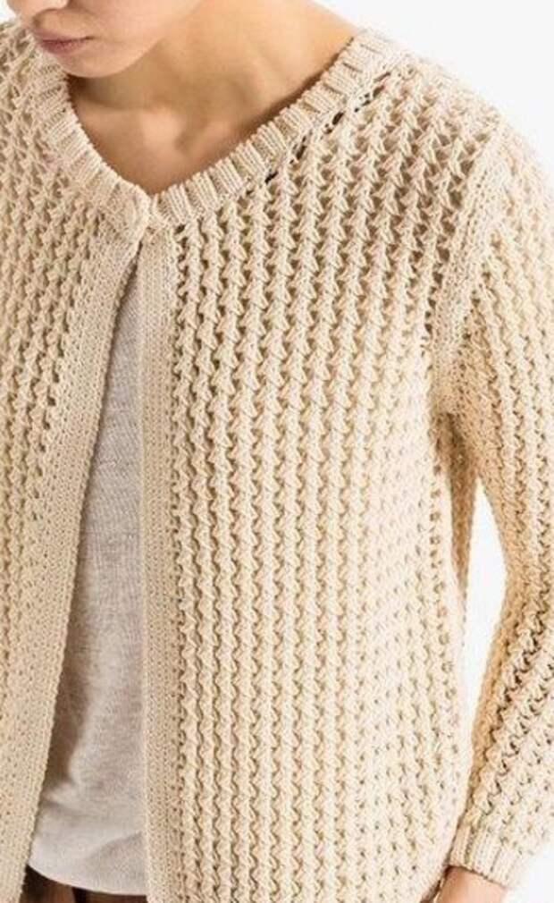 Простая вязка для свитера