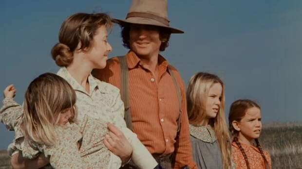 The Ingalls Family on The Pilot of Little House on the Prairie