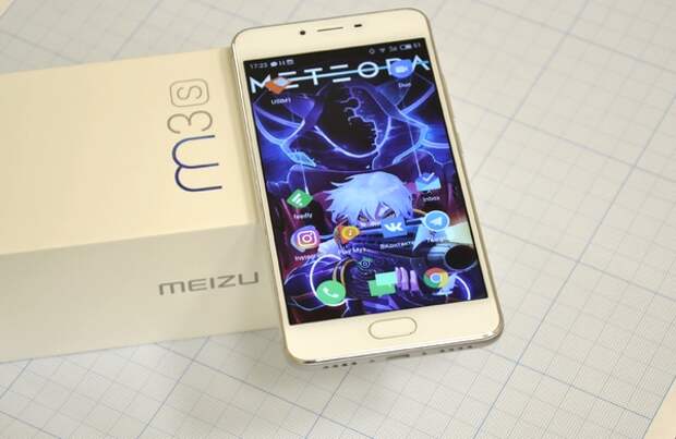 Meizu M3s mini спереди