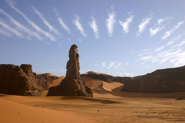 Ливийская скальная пустыня в наши дни. /Фото:wikipedia.org
