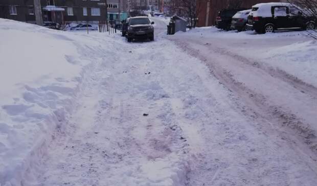 Ижевчане жалуются на несоблюдение подрядчиками указанных ими сроков уборки снега
