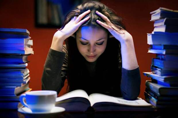 studying