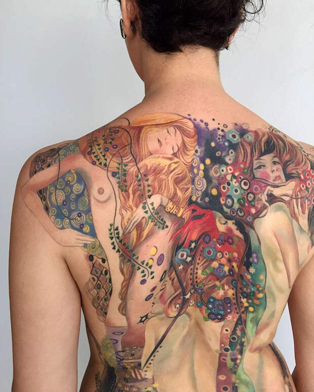 Gustav Klimt Tattoo