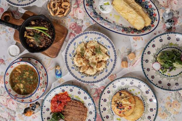 Постное меню в «Мари Vanna»