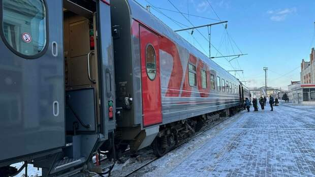 Поезд в Алтайском крае / Фото: Минтранс Алтайского края