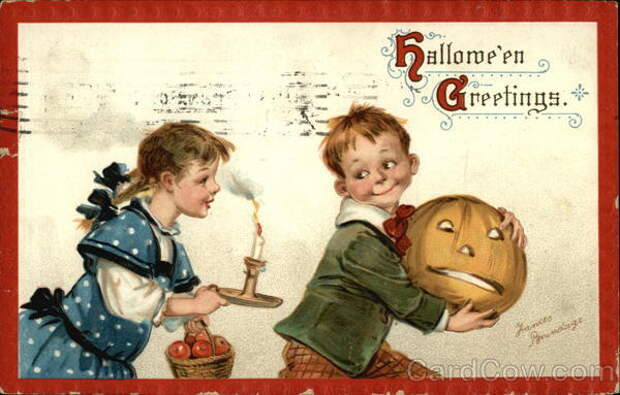 Halloween Greetings Frances Brundage