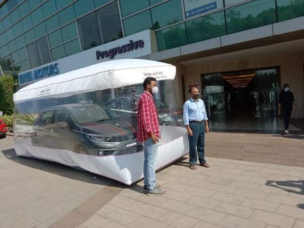 Пузырь безопасности: индусы из Tata Motors продают продезинфицированные автомобили