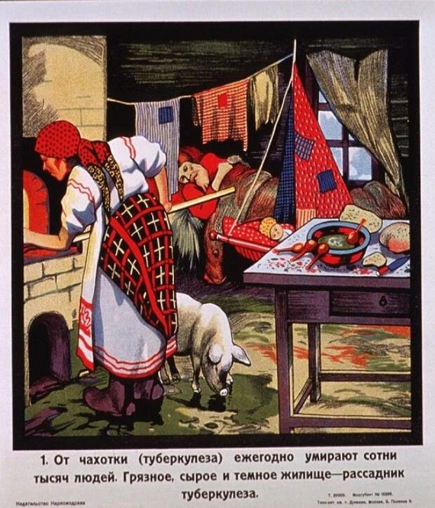 Советская власть уделяла особе внимание борьбе с туберкулезом (Плакат). | Фото: infosplanet.info. Советская власть уделяла особе внимание борьбе с туберкулезом Плакат Фото infosplanetinfo