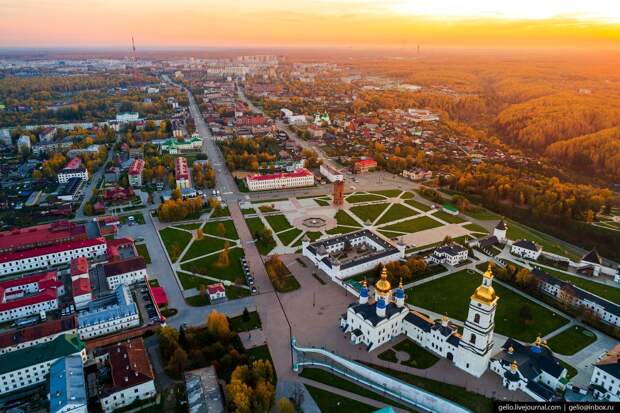 Тобольск с высоты: фотоистория бывшей столицы Сибири