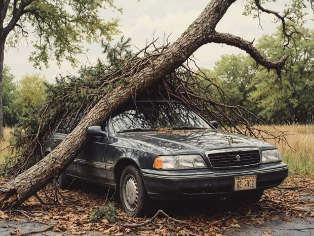 Смолянин отсудил у страховой компании компенсацию за упавшее на его машину дерево