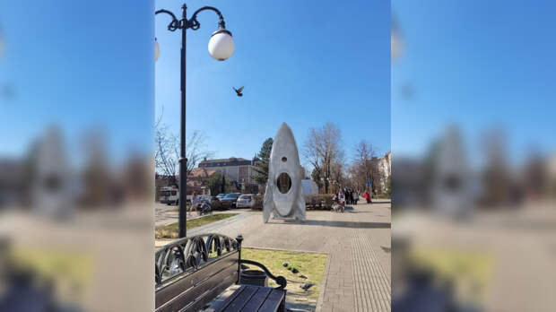 Из Фестивального в космос: в Краснодаре установили новый арт-объект в виде ракеты