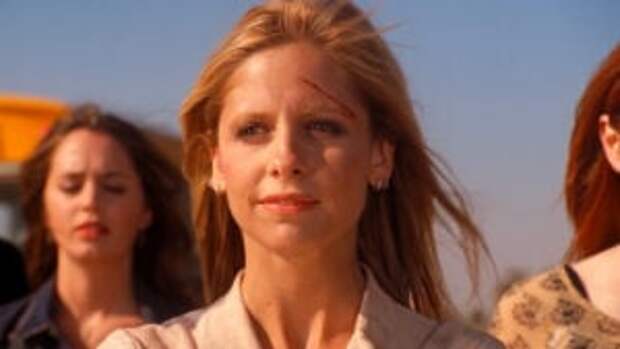 Sarah Michelle Gellar on Buffy the Vampire Slayer Season 7 Episode 22.