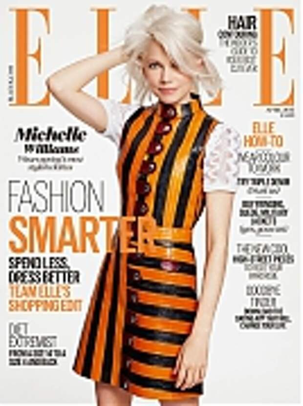 Мишель Уильямс на обложке Elle UK, апрель 2015