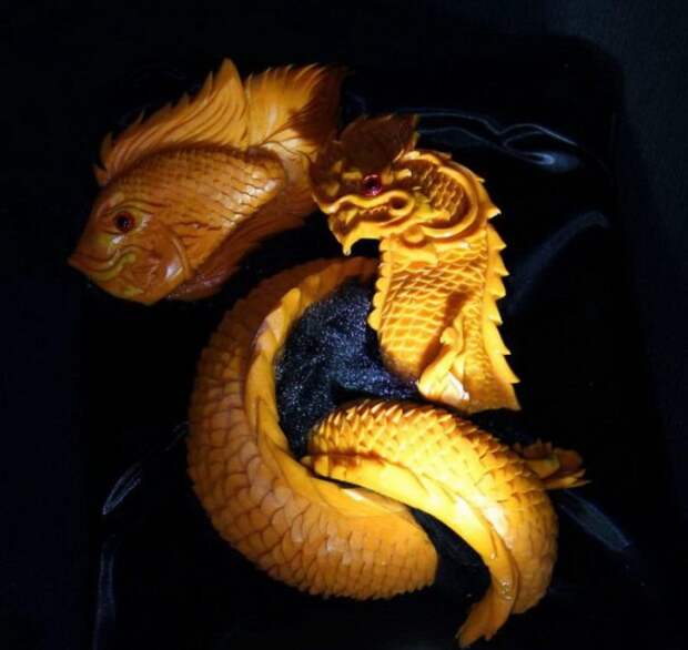 Резьба по фруктам и овощам Daniele Barresi