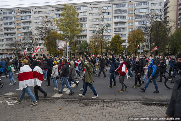 Беларусь, протесты 25 октября.