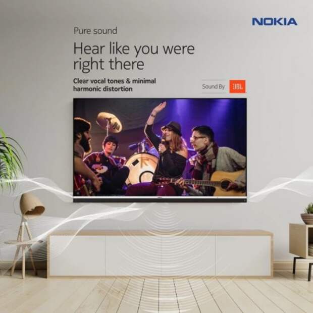 Представлен первый смарт-телевизор Nokia с аудиосистемой JBL