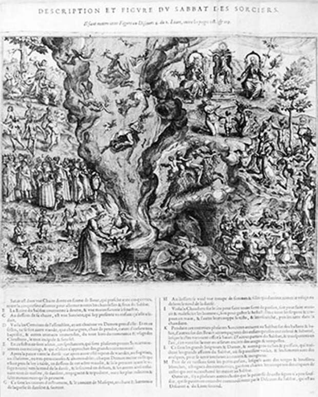 Иллюстрация Яна Зярнко к трактату Пьера де Ланкра «Картина непостоянства злобных ангелов и демонов»