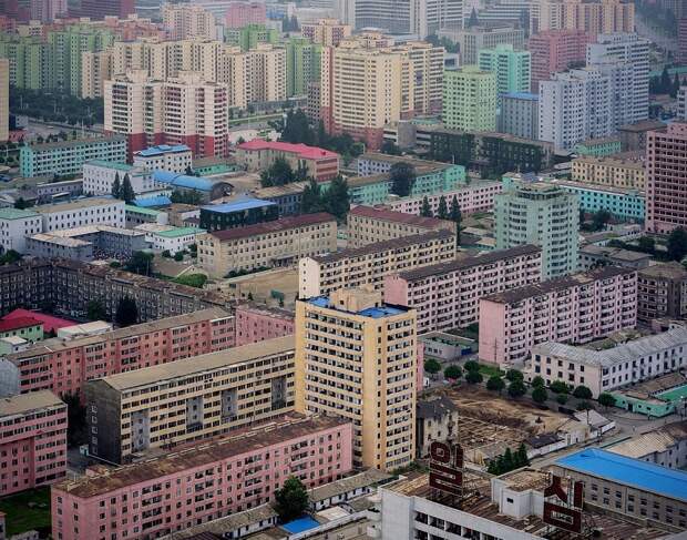 Спальный район Пхеньяна  архитектура, северная корея, фотографии
