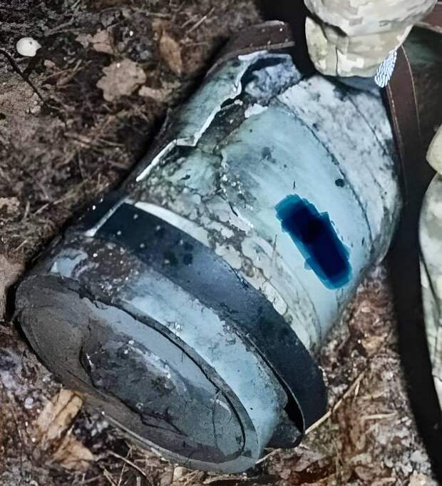 Украинцы обнаружили 40-кг термобарическую боевую часть беспилотника «Герань»