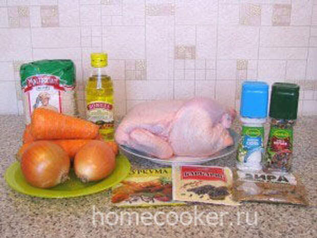 Ingredienty dlya plova iz kuritsy 300x225 Плов с курицей