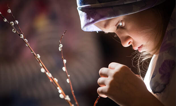 Православные христиане отмечают Вербное воскресенье