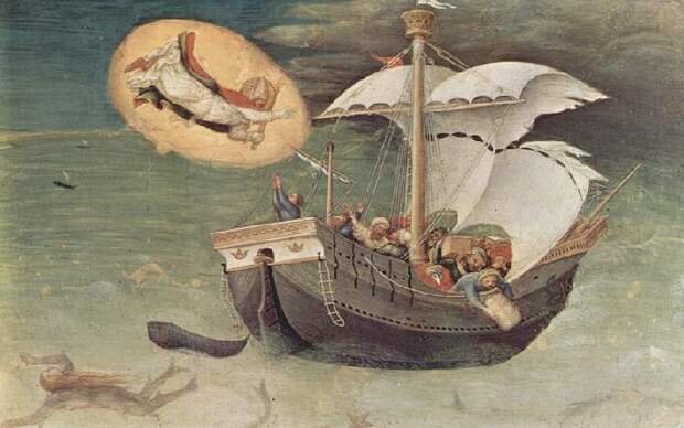 Спасение моряков (Джентиле да Фабриано, ок. 1425).
