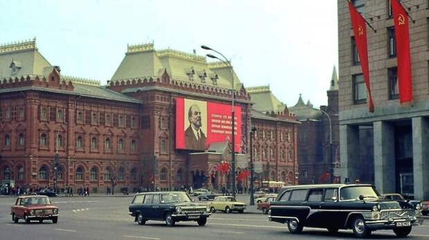 Немного советской Москвы в цвете СССР, москва, факты