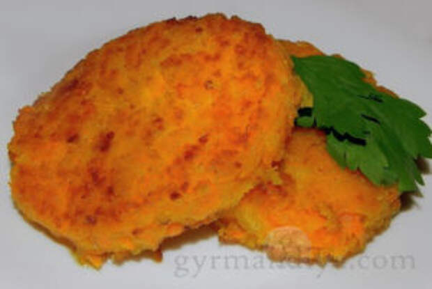Морковные котлеты