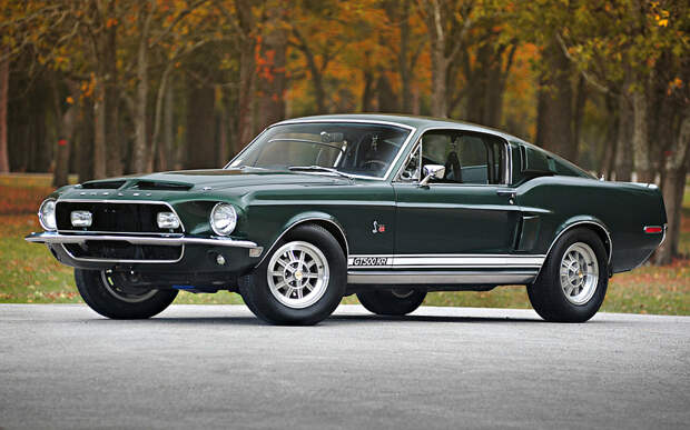 1968 Ford Mustang Shelby GT500 американские авто, масл-кар, мускул-кар