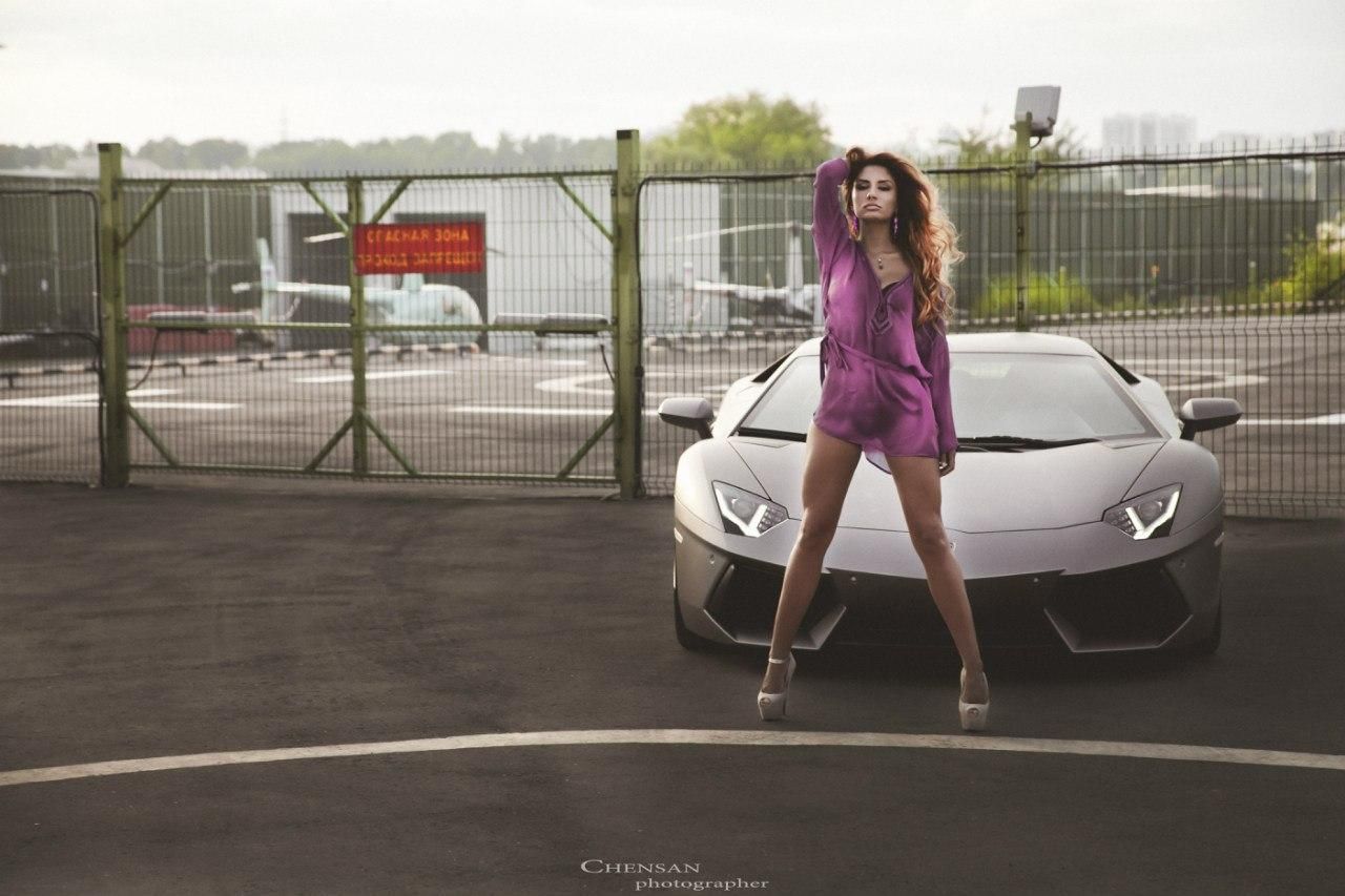 Сексуальные девушки и красивые автомобили авто, девушки, девушки и авто