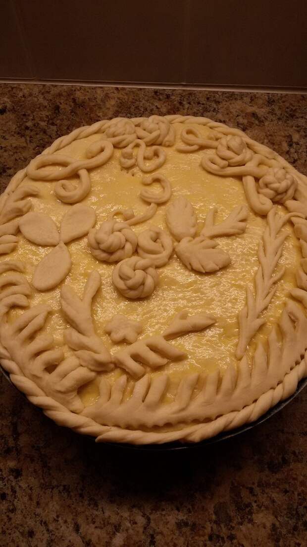 Пирог из дрожжевого теста с лососем и шпинатом Кулинария, Моё, Длиннопост, Фотография, Пирог, Выпечка, Рецепт