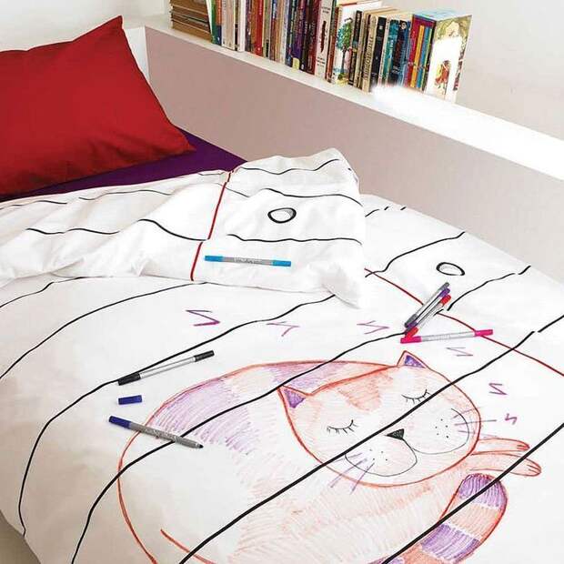 креативное постельно белье Doodle от Stitch