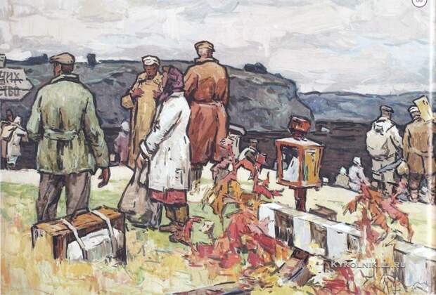Редин Павел Фёдорович (1917-1992) «Рабочее пополнение» 1964 Редин Павел Фёдорович (1917-1992) «Рабочее пополнение» 1964