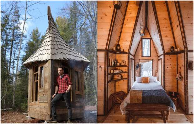 Мини-домик в живописном лесу на северо-западном побережье Тихого океана (работа Джейкоб Витцлинга). Мини-домик в живописном лесу на северо-западном побережье Тихого океана (работа Джейкоб Витцлинга).