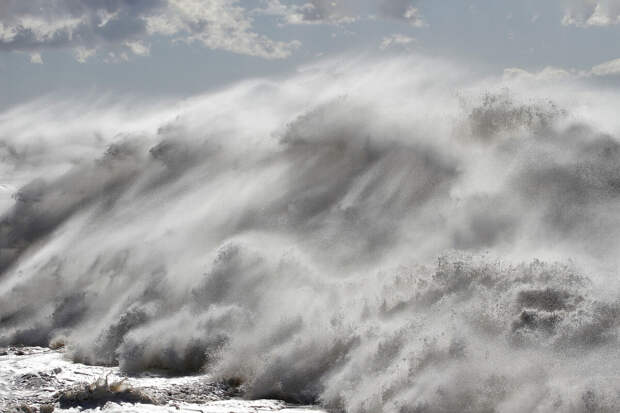 В США дом смыло во время шторма в Северной Каролине