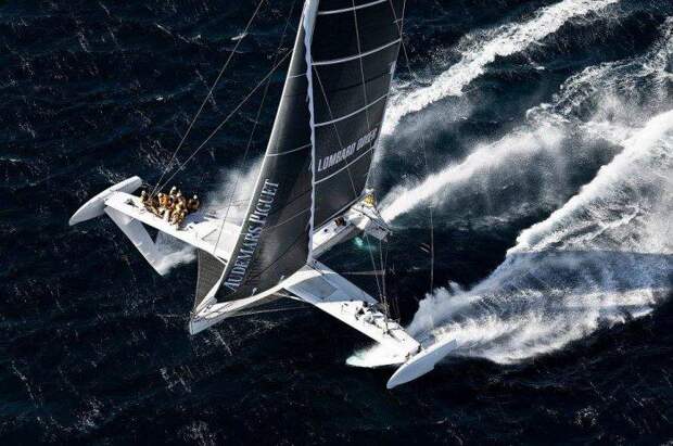 Hydroptere - самый быстрый парусник в мире
