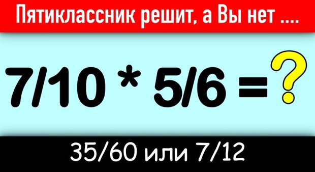Проверим, кто умнее: обычный пятиклассник или вы!