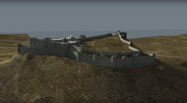 С восточной стороны вершина холма имеет практически отвесные склоны. Стены замка здесь ниже, чем в других частях укреплений, но при этом они остаются совершенно неприступными - Свидетель крестовых походов | Warspot.ru