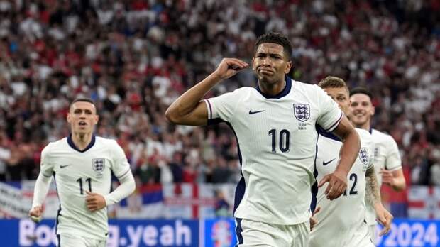 С оглядкой на ничью соперников: гол Беллингема и игра от обороны помогли Англии победить Сербию на Евро-2024
