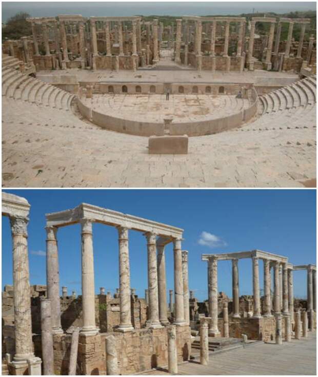 Leptis Magna – древний город на побережье Средиземного моря (Ливия).