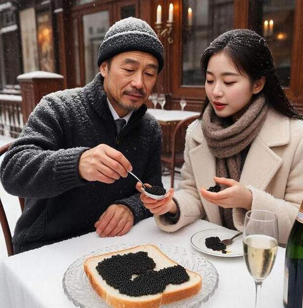 Китайские туристы едут в Россию, чтобы вдоволь поесть у нас чёрной икры