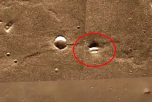 На Марсе обнаружили секретную базу, скрытую в кратере