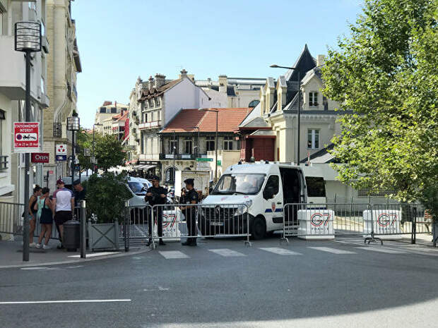 Французский Биарриц перед началом саммита G7