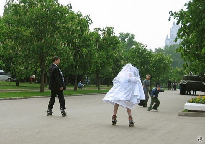 Прикольные свадебные торжества 21