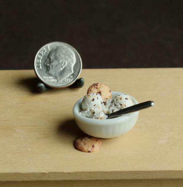 Эти мини-скульптуры из глины так похожи на настоящую еду, что слюнки текут