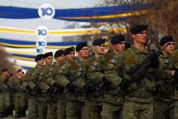 Вооруженные силы самопровозглашенной республики Косово. Источник изображения: https://vk.com/denis_siniy