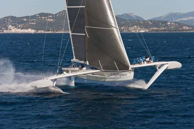 Hydroptere - самый быстрый парусник в мире