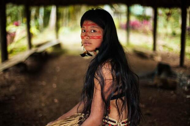 Незнакомка из лесов Амазонии в мире, девушка, девушки, женщина, женщины, красота, подборка, фотопроект