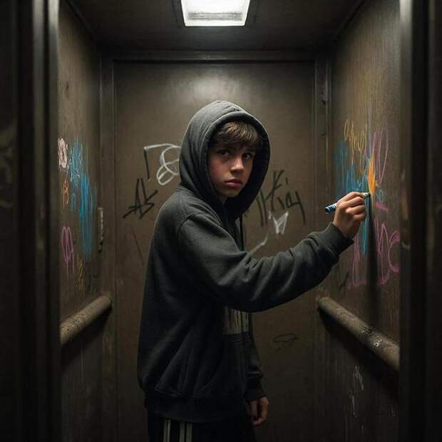 Дмитрий Бондарь рассказал о штрафах за надписи в лифтах